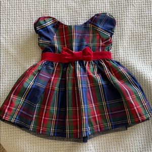 Ralph Lauren short sleeve holiday dress 3-6 months